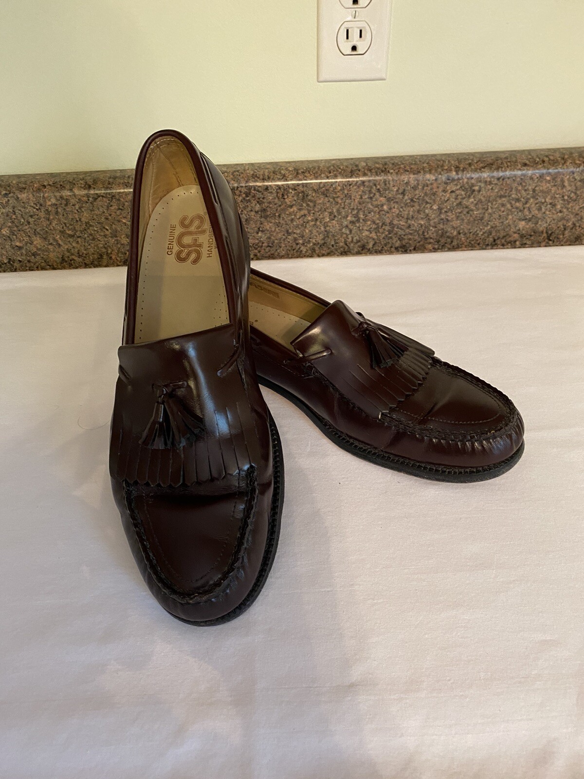 Men's Genuine SAS Comfort Shoes Kiltie Tassel 14S Cor… Gem