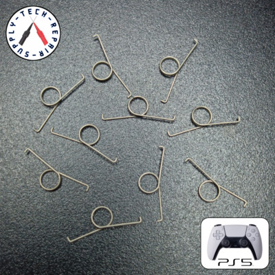 10x PS5 Controller Ersatz Feder L2 R2 BDM 010 020 Trigger Schultertaste