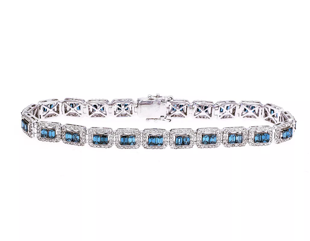 Real Diamond Ladies Bracelet at 80000.00 INR in Mumbai | Nvision Diamjewel  Llp