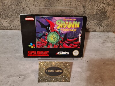SNES Super Nintendo Todd McFarlane's Spawn mit OVP und Anleitung EUR