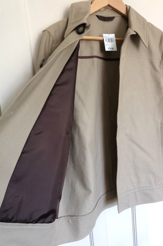 Mens Stone House of Fraser Linea Direction Cotton Summer Jacket Medium NEW W TAG - Picture 11 of 16