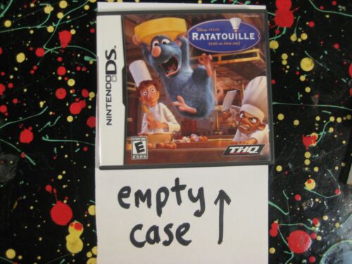 Ratatouille Disney Pixar Nintendo DS solo estuche vacío