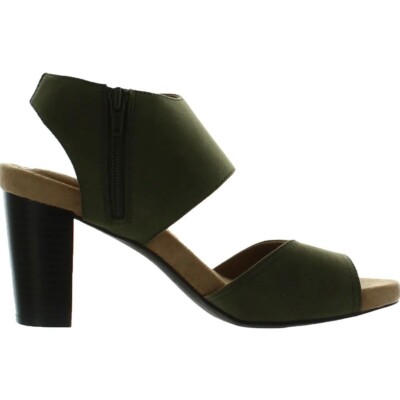 GIANI BERNINI Jaxxiee Dress Round Toe Sandals Olive Green 11M | eBay