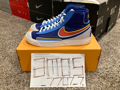 Nike Blazer Mid 77 Infinite D/MS/X Royal Blue Red DA7233-400 Men 9 9.5 RARE DS