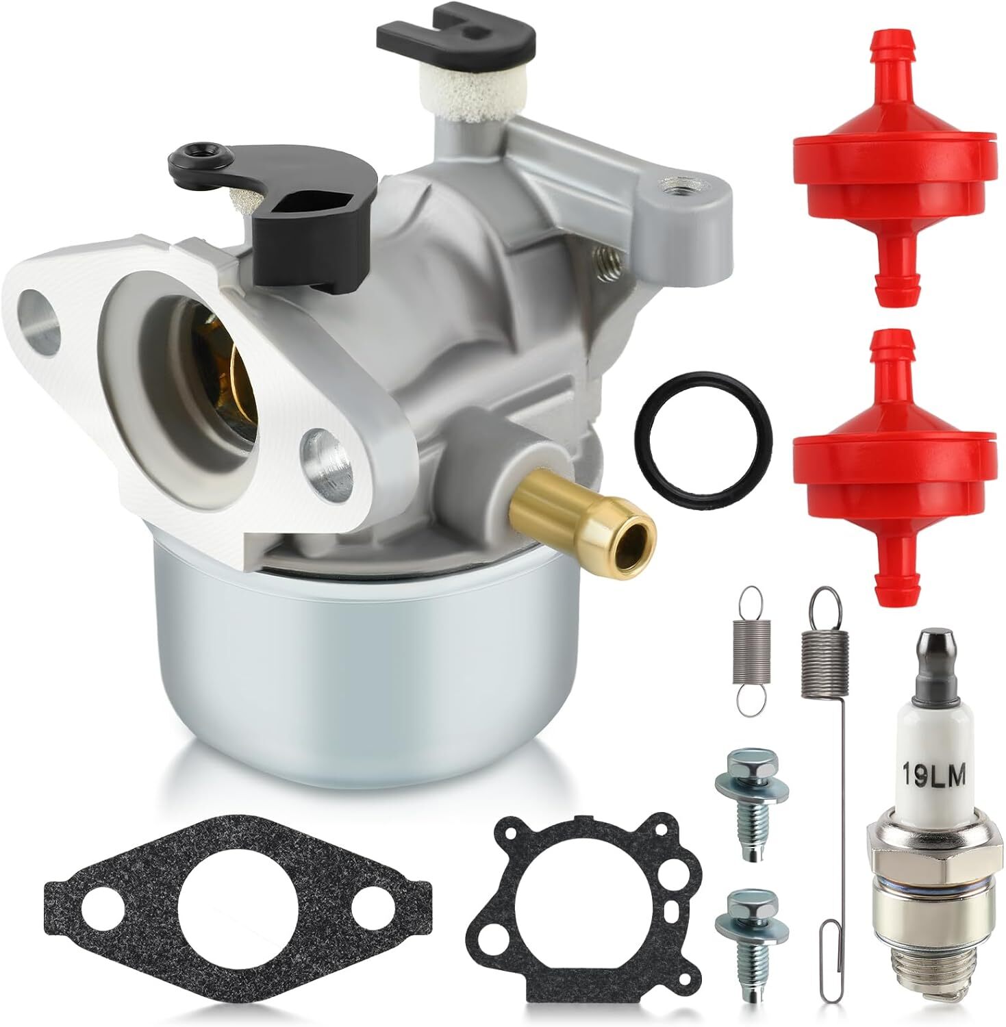 190CC Carburetor Kit for 6.25HP 6.75HP Push Mower 675 Series Engine Replacement