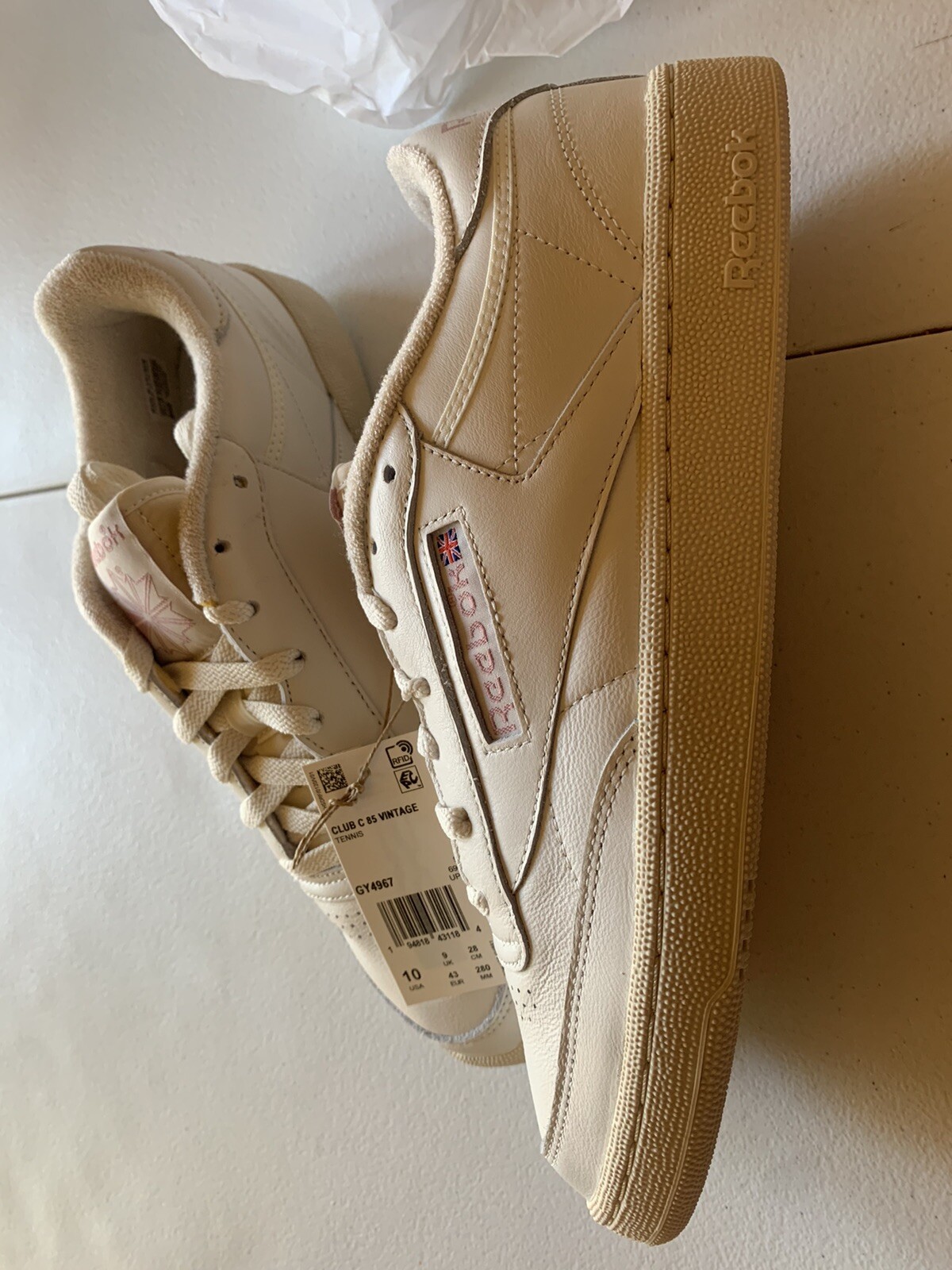 New Canva Reebok C85 Vintage Womens 10 | eBay