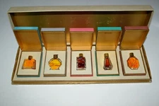 Miniature Commercial Perfume Bottles Set in Boxes Ciro Originals