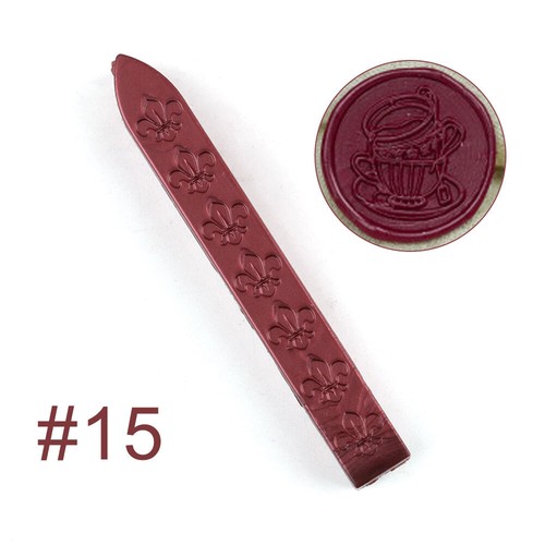1PC Sealing Wax Stick Iris Pattern For Sealing Wax Stamp Wedding Letter Card - Picture 35 of 72