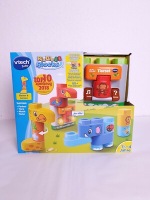 Vtech Bla Bla Blocks Tierset Licht Sound 18.mon. Neu