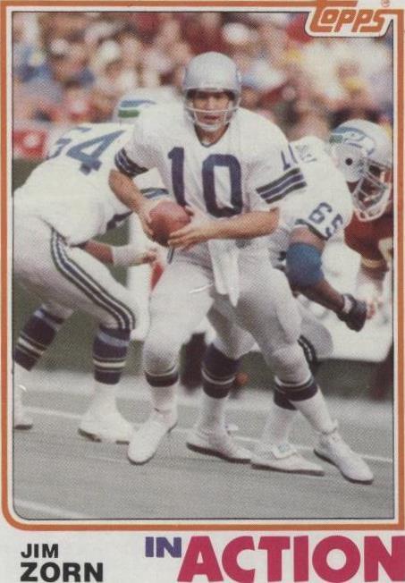 1982 Topps Jim Zorn #256 - 1 of 2