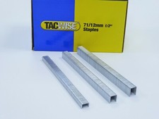 UPHOLSTERY STAPLES TACWISE TYPE 71 Series 20000 per Box - Sizes: 6mm 10mm 12mm