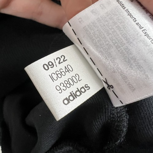 Adidas Größe M Tiro Suit Up Track Sweatshirt schwarz Logo übergroßer Kragen NEU $ 65 - Bild 14 von 18