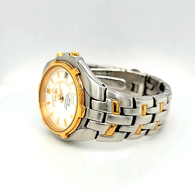 Preowned Two Tone Stainless Steel Seiko Kinetic Watch