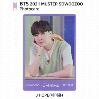 BTS Bangtan Boys 2021 Muster SoWooZoo Official Photocard BTS Bangtan Boys 2021 Muster SoWooZoo Official Photocard