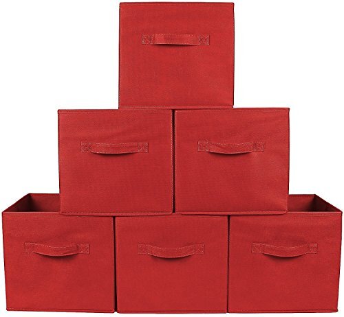 6 Stück Faltbare Aufbewahrungswürfel Schrank Organizer Faltbare Stoffbehälter Boxen - Bild 5 von 7
