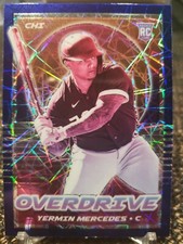 Yermin Mercedes 2021 Chronicles Overdrive #8 Blue Velocity Prizm Rookie RC