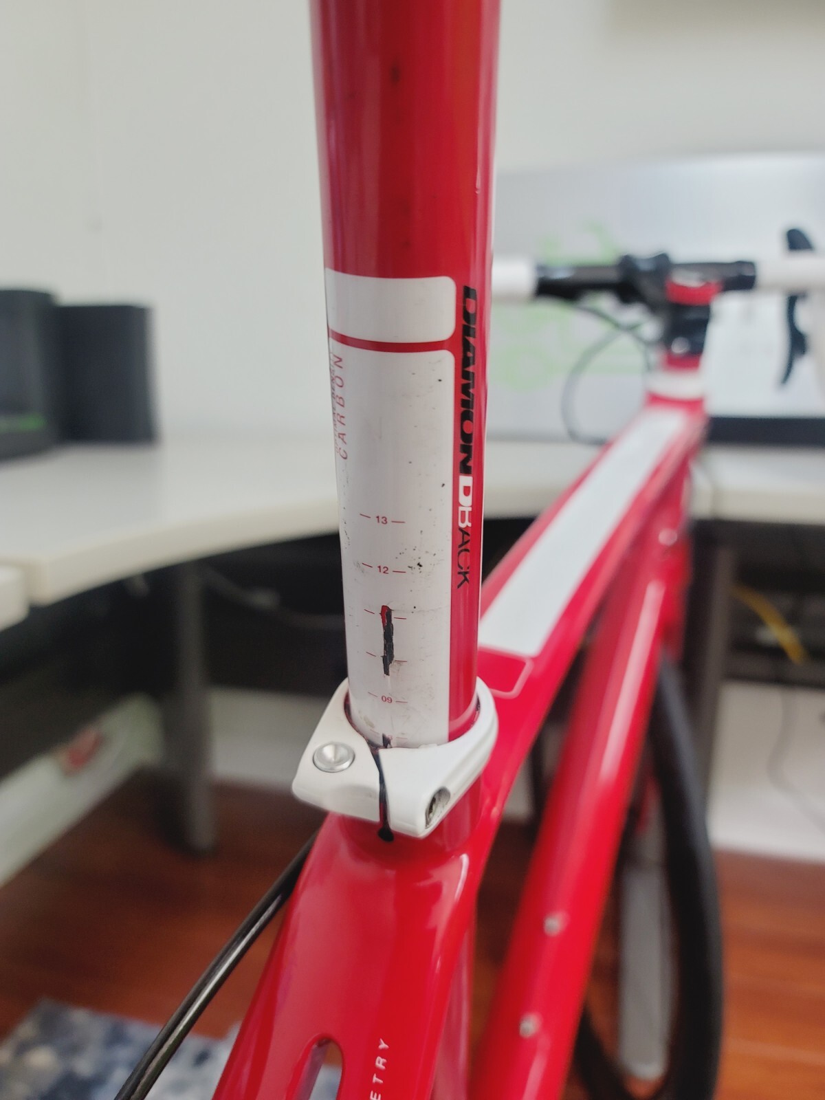 2013 Diamondback Podium 7 Super Record 11x2 Size 58cm (XL) Zipp Wheels