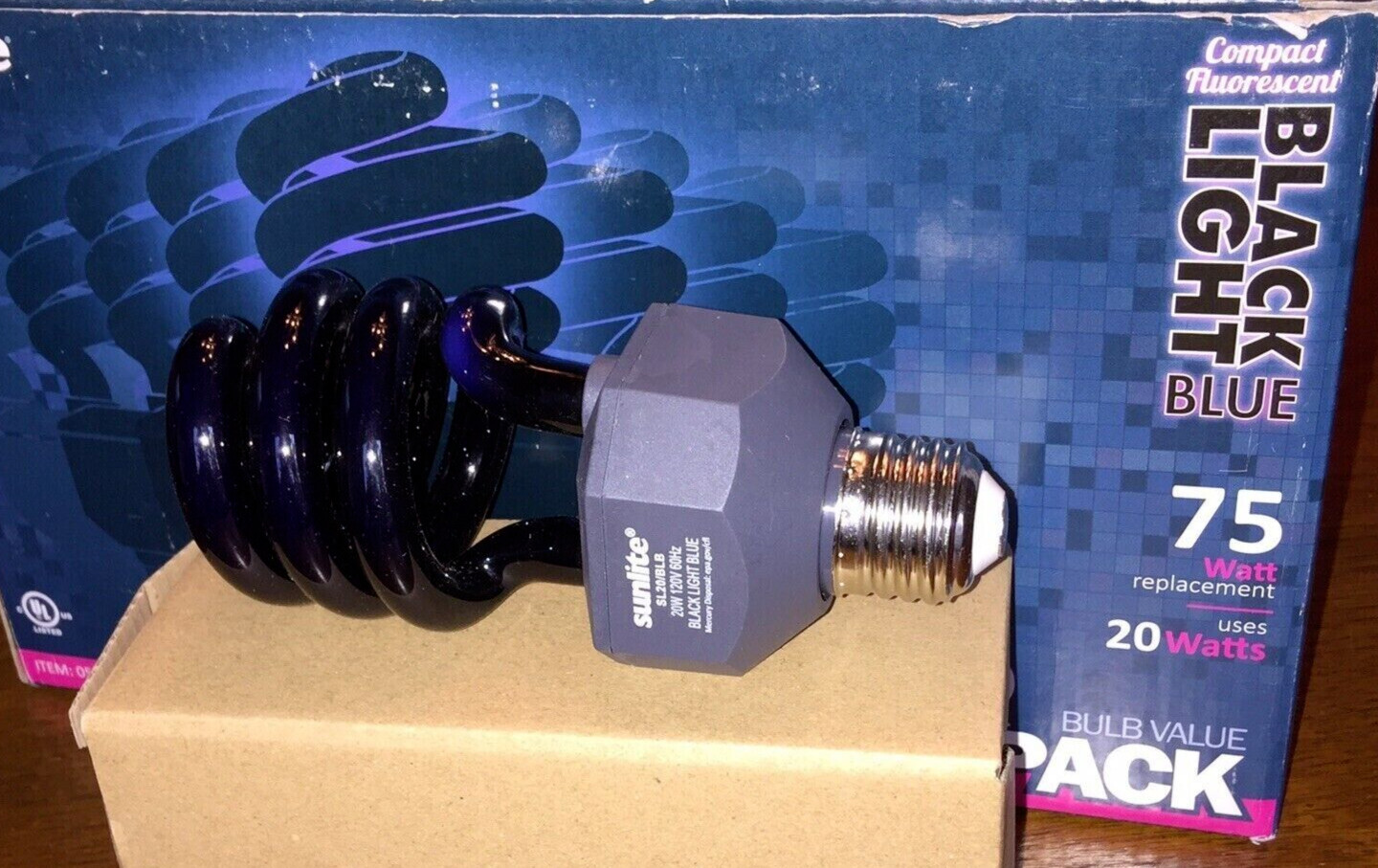 (blacklight) 05647-su Cfl - 75/20 Watts (8 Pack)