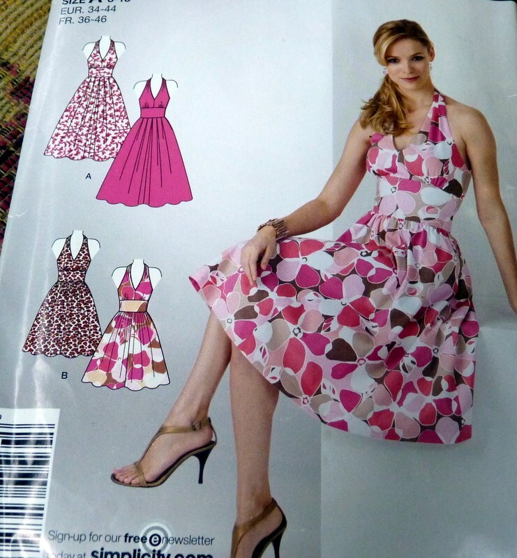 LOVELY HALTER DRESS Sewing Pattern 8-10-12-14-16-18 UNCUT | eBay