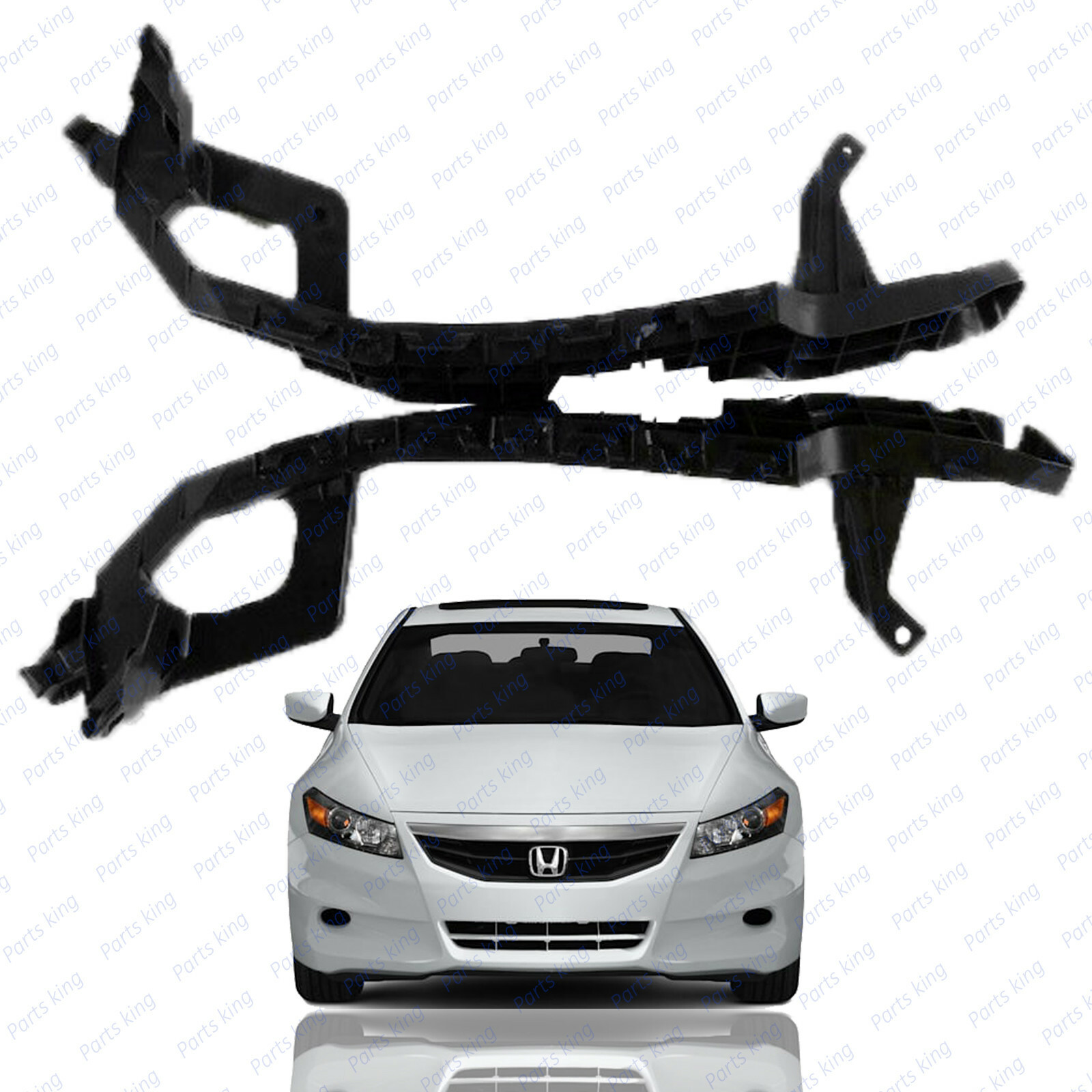 OMAC Chrome Trunk Tail Light Trim Frame For 2011-2012 Honda Accord Sedan (2-Piece Set)