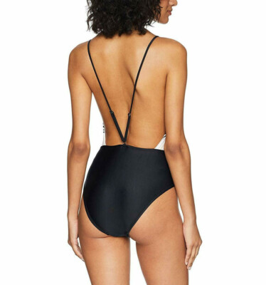 MINKPINK Women's Isla Cut-Out One Piece Swimsuit, Black, Size M