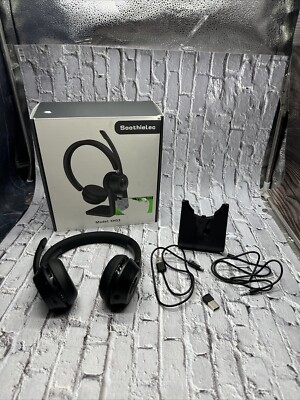 SoothieLec Bluetooth Wireless Headset V5.1 Noise Canceling Microphone 40hrs KH53
