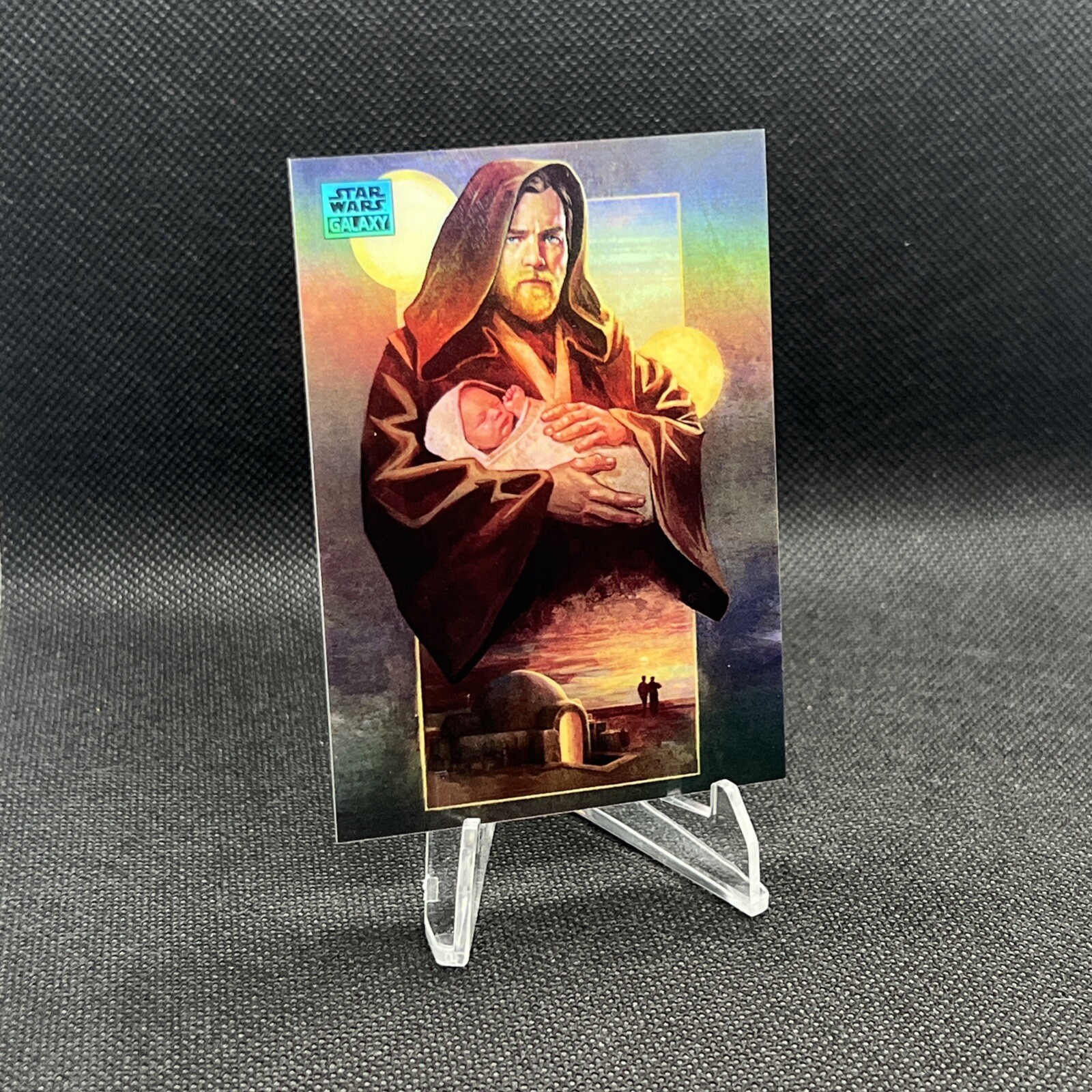 Topps Chrome Star Wars Galaxy 2024 Obi-Wan Aqua Parallel Card /199