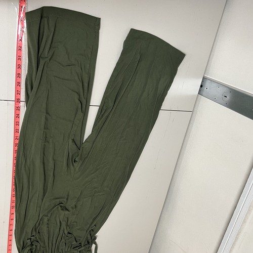 Old Navy Maternity Jumpsuit Womens Size S Green Short Sleeve Empyre Waist V Neck - Picture 11 of 15