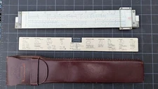 Frederick Post Co. Versalog Slide Rule 1460 Hemmi Japan Dietzgen Conversion Tbl