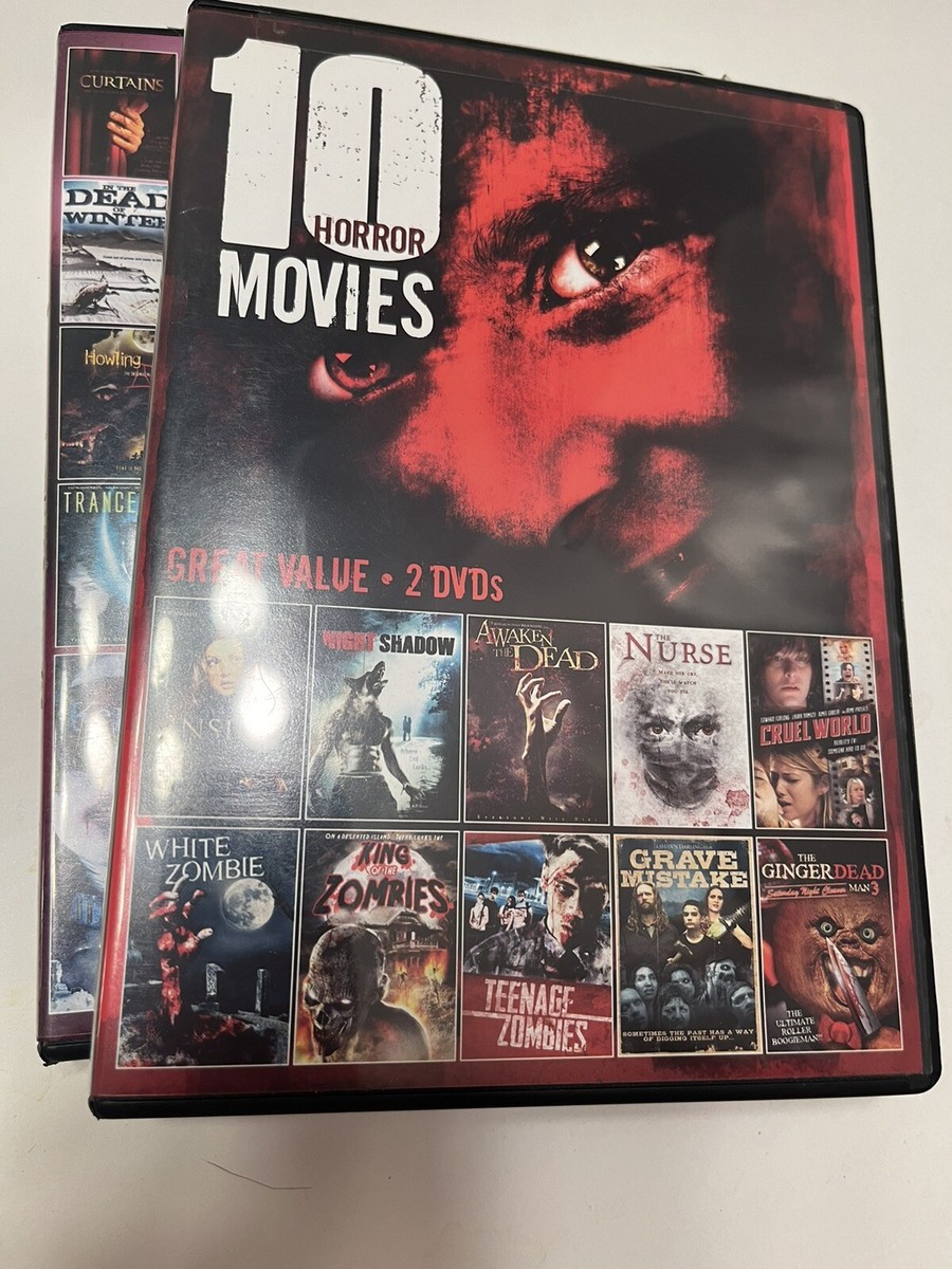 20 Horror Movies DVD 4 Disc Set Teenage Zombies Prom Night Echo