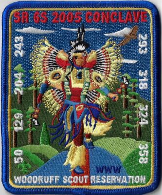 OA SR6S 2005 Conclave Woodruff Scout Reservation RBL Bdr. [MX-8049]
