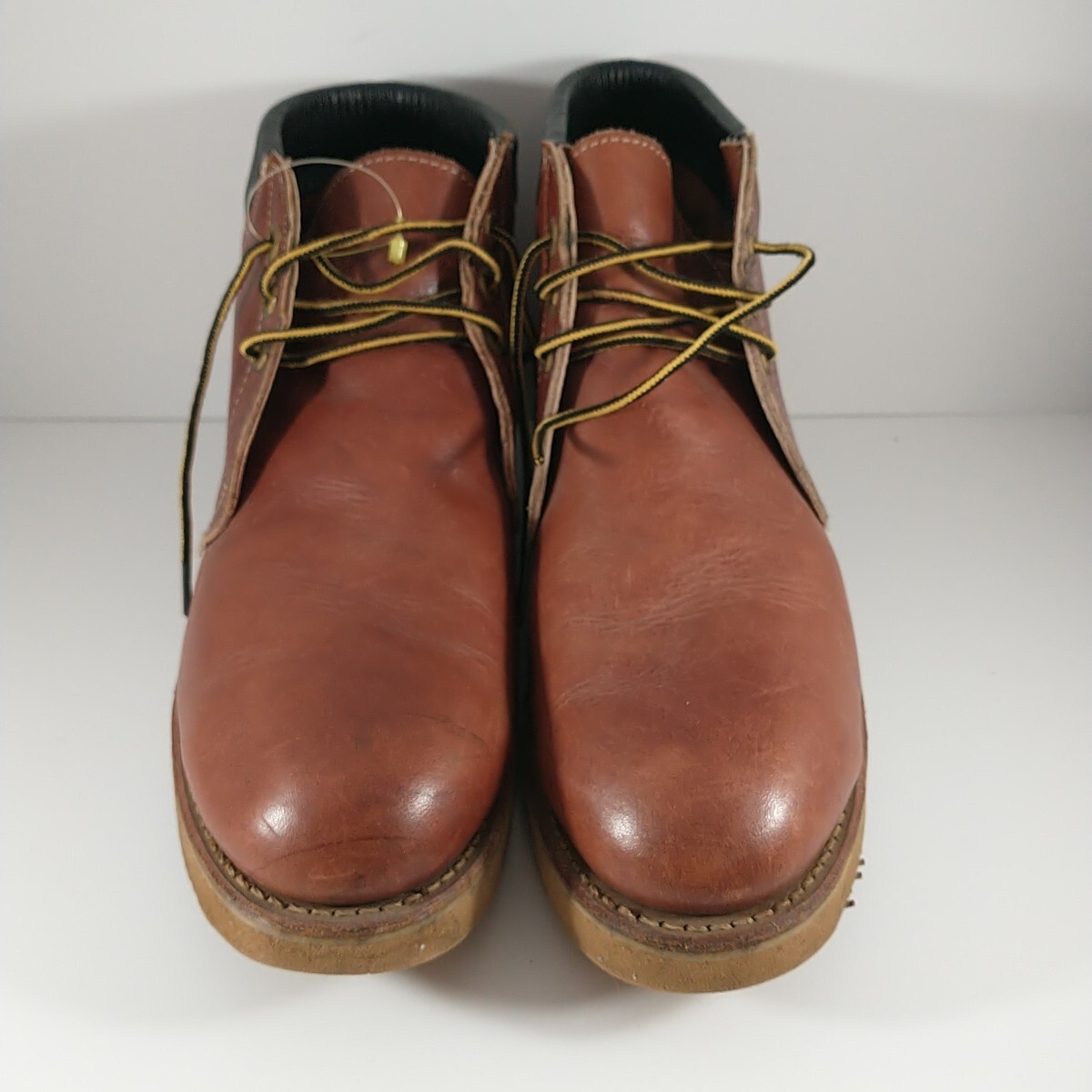 Vintage Chippewa USA 3-Hole Chukka Kush N Kollar Boots Mens Size 11.5 D NICE