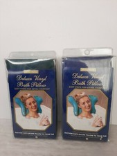 Better Home Deluxe Vinyl Bath Pillow Soft Vinyl For Extra Comfort SET OF 2