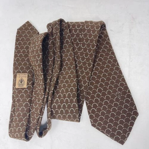 Lazos geométrico Gucci Marrón para Hombres