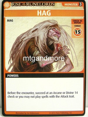 Pathfinder Adventure Card Game - 1x Hag - The Hook Mountain Massacre