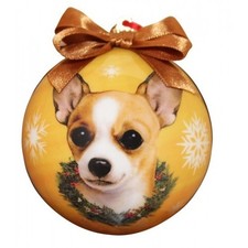 CHIHUAHUA   CHRISTMAS BALL ORNAMENT   10