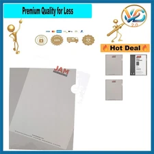 Plastic Sleeves 9x11.5 Inch Smoke Pack of 12 Document Protectors