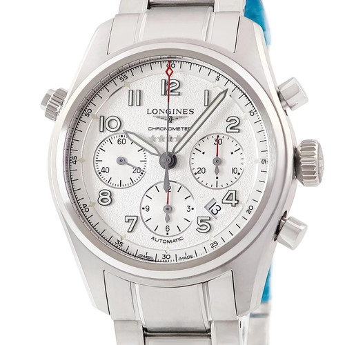 Longines Chronograph L3.820.4.73.6 Stainless Steel 42mm Silver...