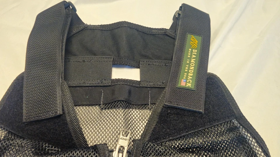 Diamondback 701 Tool Vest Black Mesh Modular Heavy Duty Made in USA Size M/L - Image 2 of 4