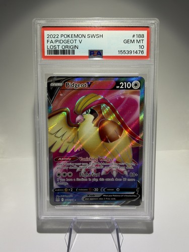 Pidgeot V graded PSA 10 for sale on eBay