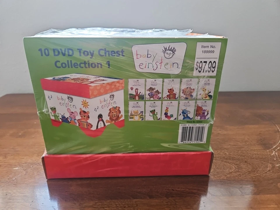 BABY EINSTEIN 10 DVD Toy Chest Collection One Factory Sealed - Image 2 of 4