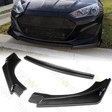 Fit 2013-2016 Hyundai Genesis Coupe Ks-style Carbon Loook Front Bumper Body Lip