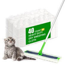 40 Count XL Heavy Duty Dry Sweeping Cloths for Swiffer Sweeper XL Mop - Dispo...