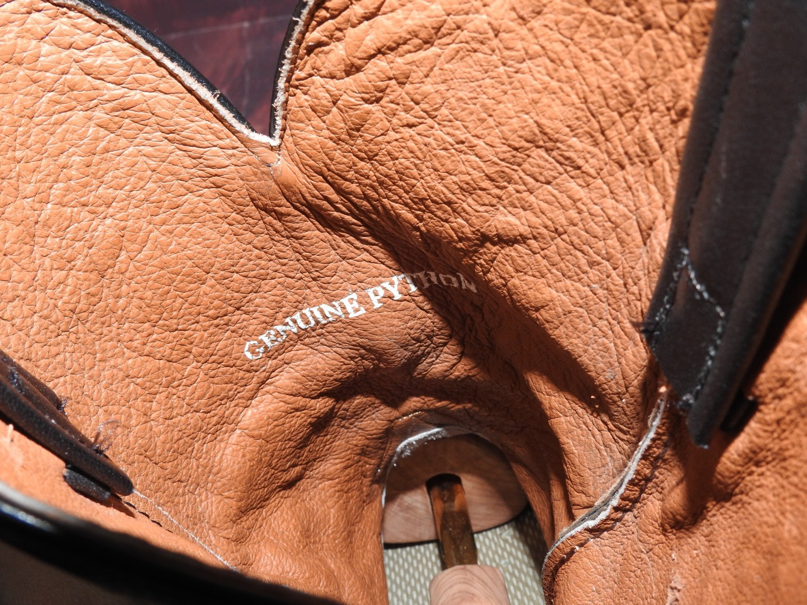 Dan Post Manning Python Snake Skin Leather Men’s … - image 11