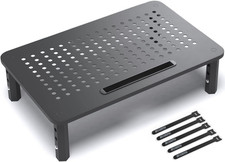 Monitor Stand Riser Anti-Skid Hexagonal Steel Laptop Desktop Printer Stand