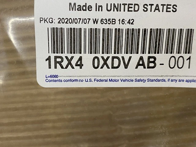 Genuine Mopar Driver Outboard Shield 1RX40XDVAB - Image 3 of 4