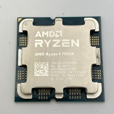 AMD Ryzen 9-7900X Desktop Processor 4.7 GHz, 12 Cores, 24 Threads, AM5 - Good