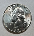 1957 Washington Quarter CHBU