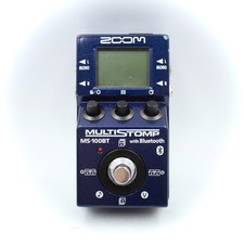 ZOOM MS-100BT Multi Stomp Guitar Multi Effect Pedal 004492