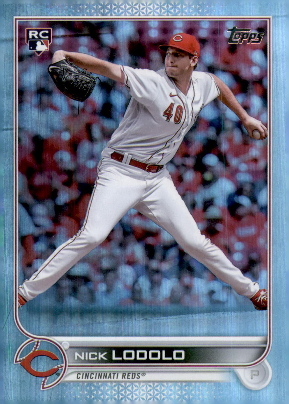 2022 Topps Update #US298 Nick Lodolo Rainbow Foil